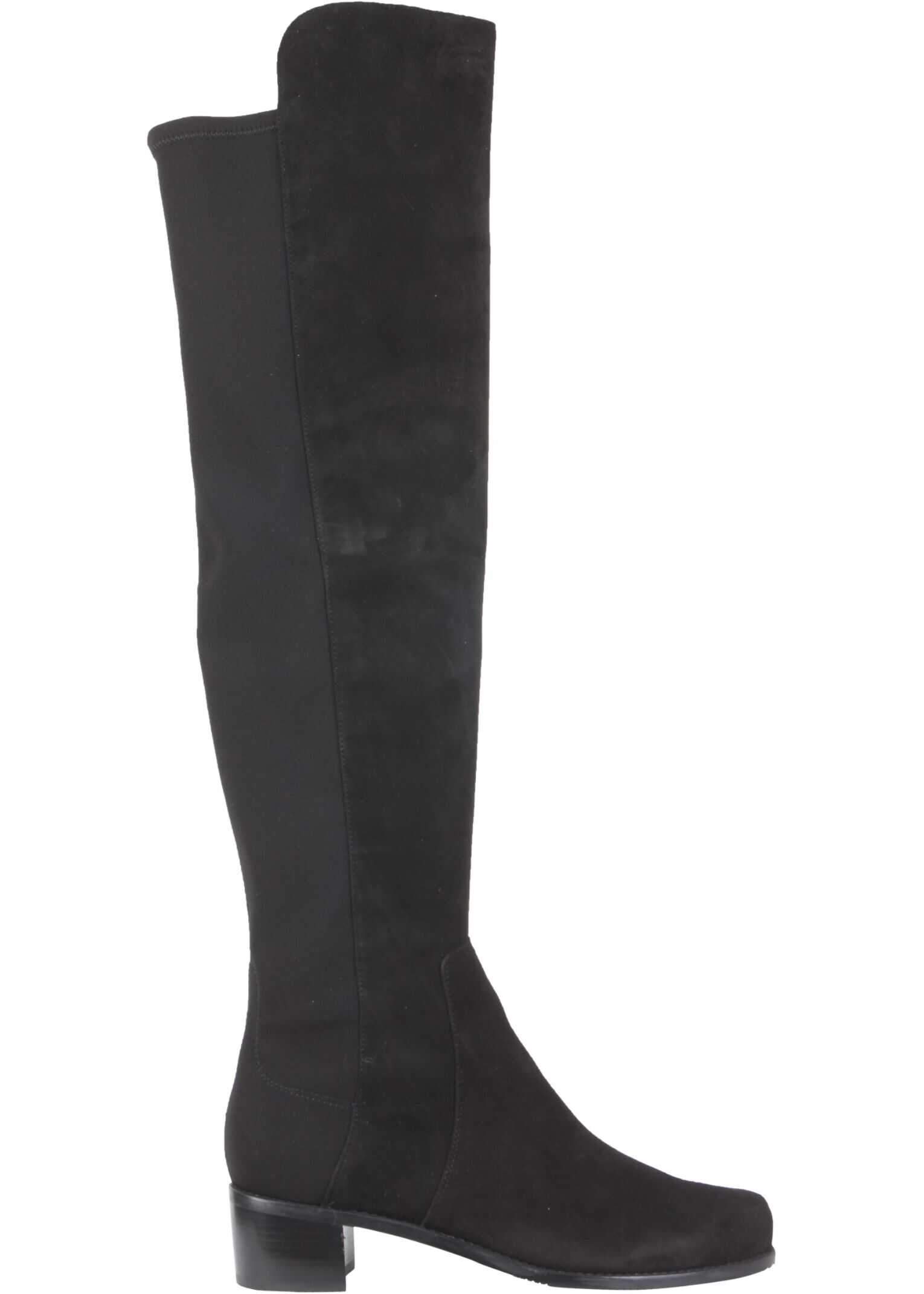 Stuart Weitzman Reserve Boots RESERVE_SUEDESTRGABRDNEBLACK BLACK