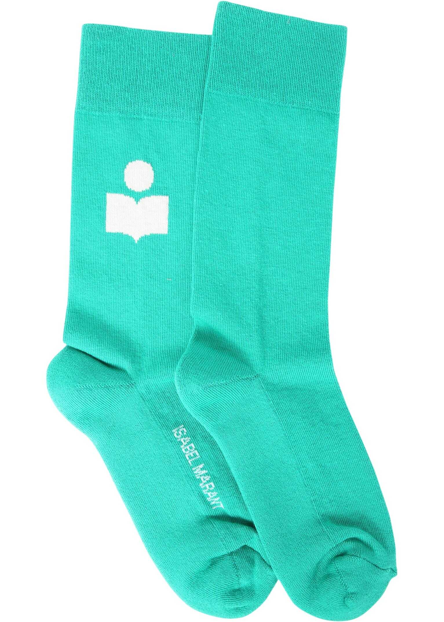 Isabel Marant Siloki Socks CT0111_21A036A60GR GREEN