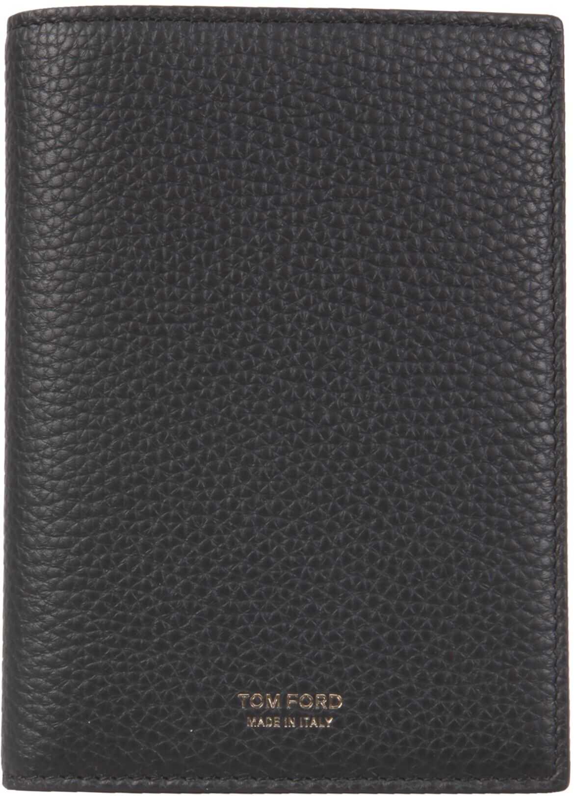 Tom Ford Passport Holder With Logo Y0274T_CP9BLK BLACK