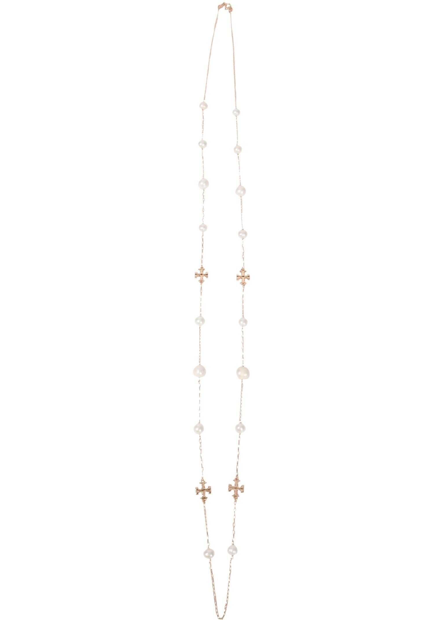 Tory Burch Kira Necklace With Pearls 65180_709 WHITE