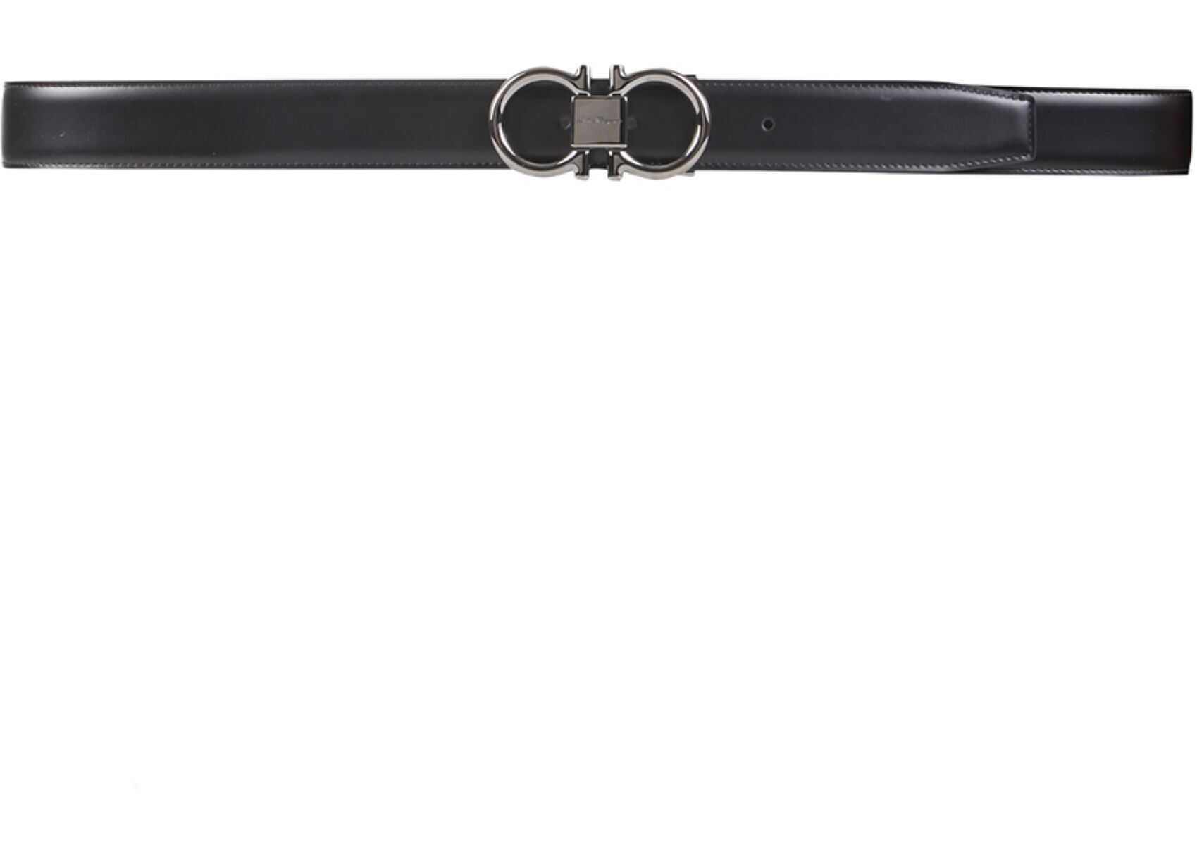 Salvatore Ferragamo Reversible Gancini Belt 694531_679938NERO BLACK