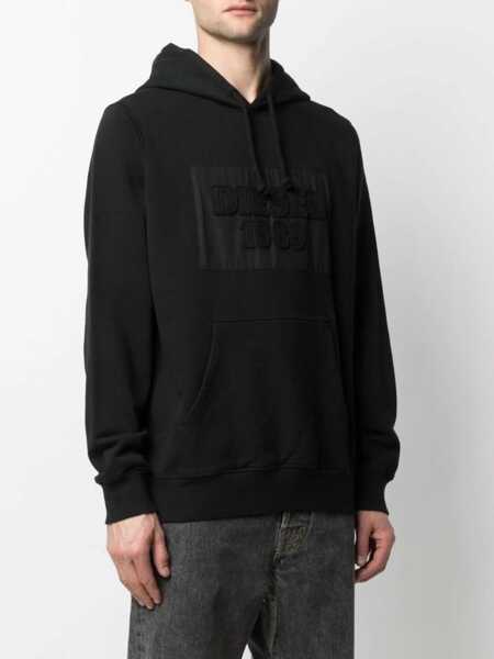 Hanorace Diesel Hoodie BLACK Barbati (BM 8467395) 3