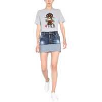 Tricouri DSQUARED2 Dama - Tricouri DSQUARED2 Crew Neck T-Shirt GREY Femei (BM 8467428) - B-mall.ro