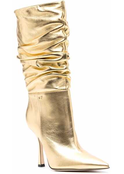 Cizme scurte DSQUARED2 Boots With Heel GOLD Femei (BM 8467512) 2