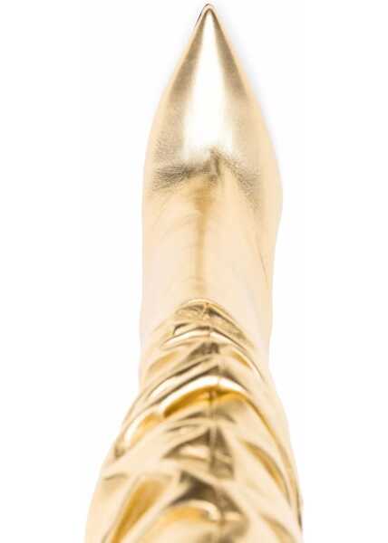 Cizme scurte DSQUARED2 Boots With Heel GOLD Femei (BM 8467512) 4
