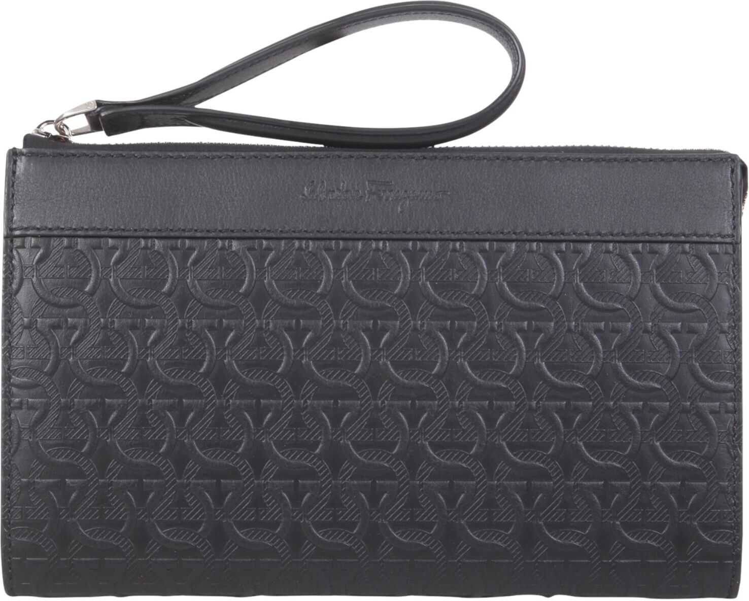 Salvatore Ferragamo Travel Pouch 723757_24A421NERO BLACK