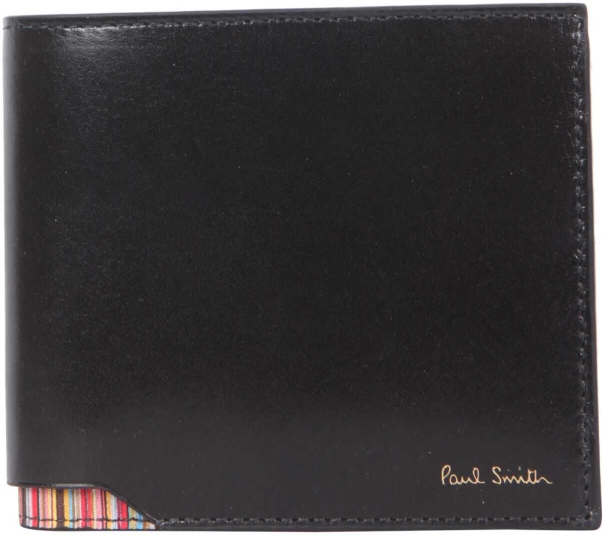 Paul Smith Bi Fold Wallet M1A/4832/GMULTD_70 BLACK