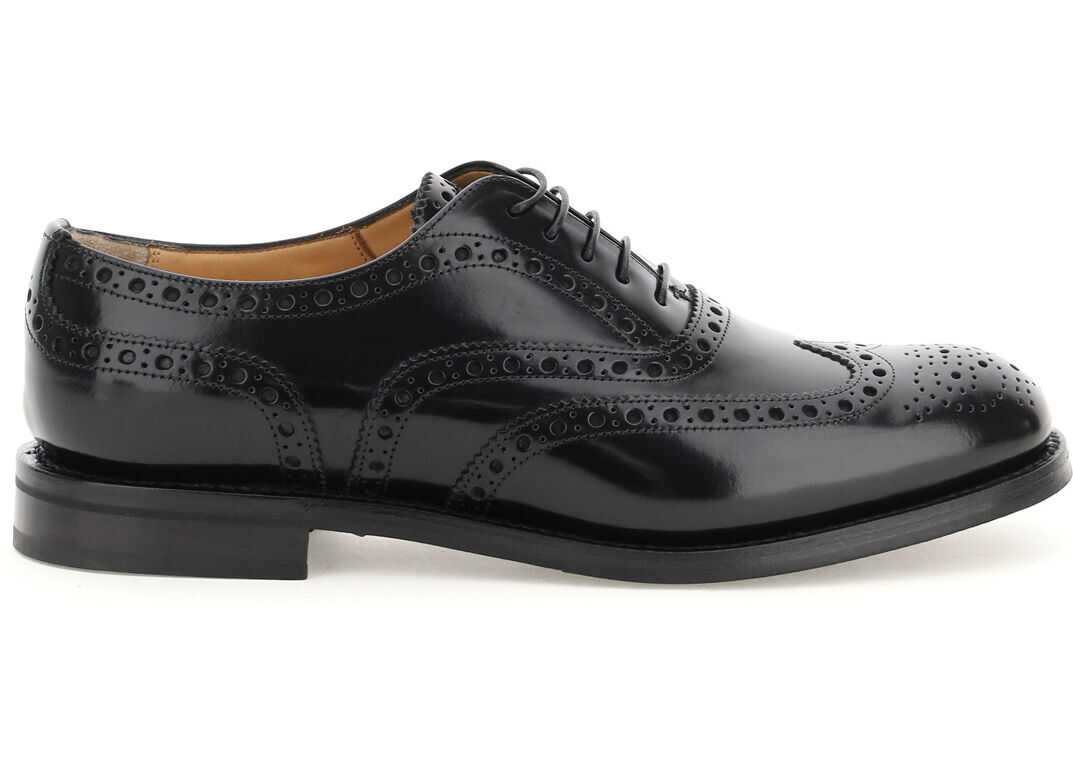 Church\'s Burwood Wg Brogue Shoes DE0001 F W000 9XV BLACK