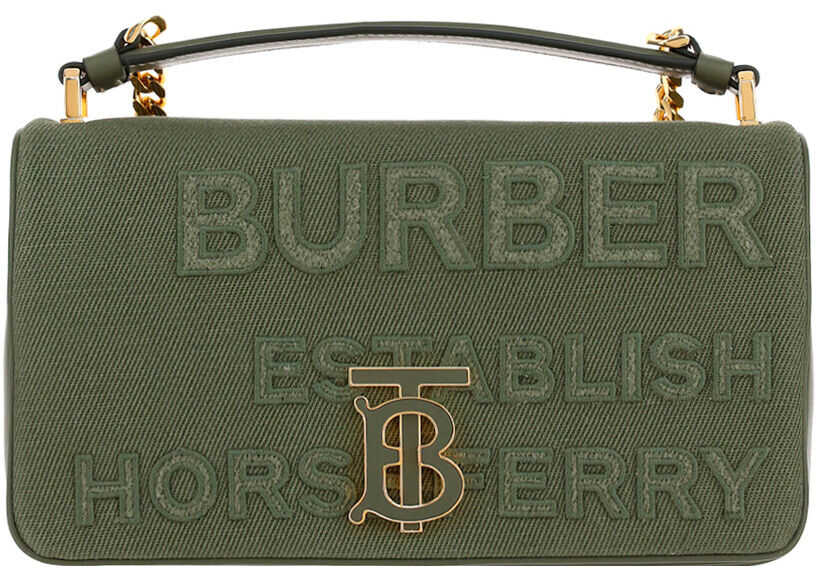 Burberry Small Lola Shoulder Bag 8041796 DARK FERN GREEN