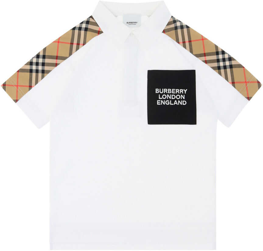 Burberry Polo Shirt for Boy 8042306 WHITE