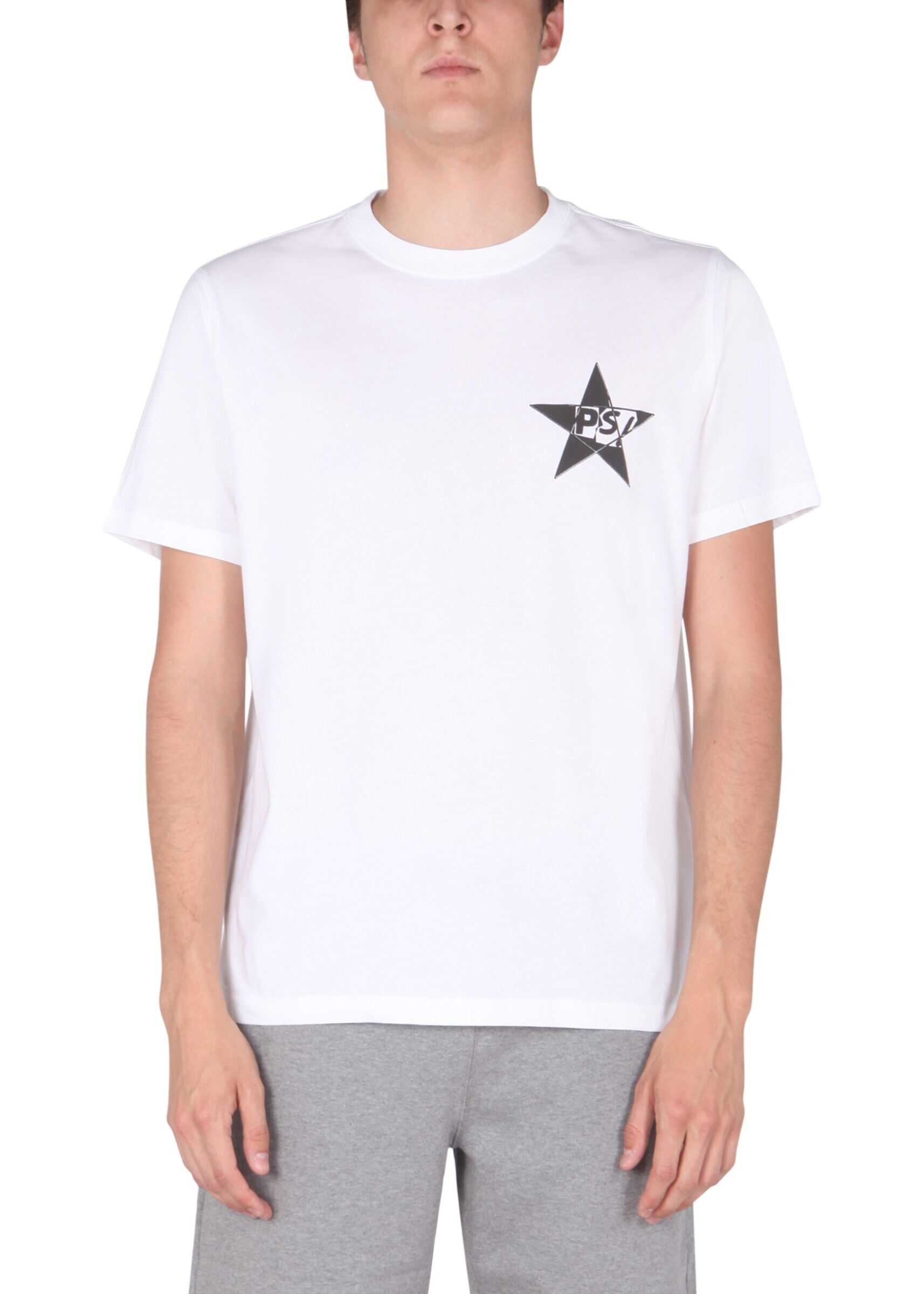 PS by Paul Smith Star T-Shirt M2R/011R/GP2933_01 WHITE