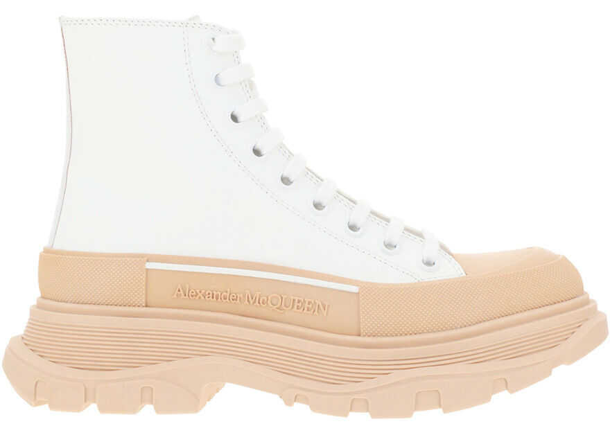 Alexander McQueen Sneakers 633900WHYK3 WHITE/TE.RO/WHI/SIL