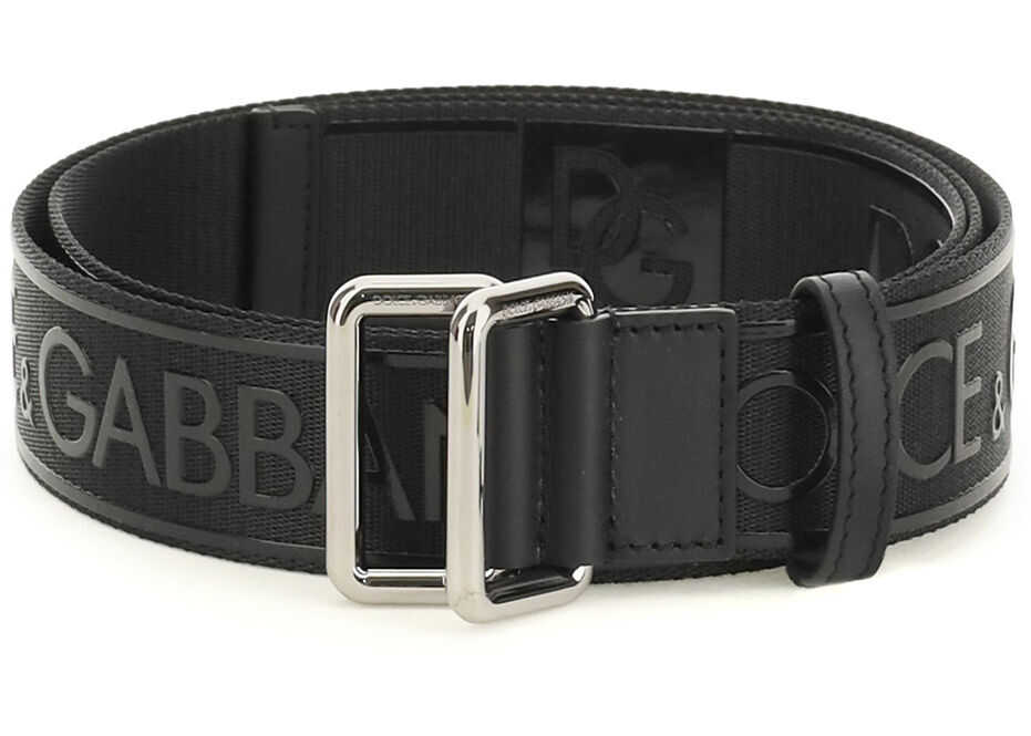 Dolce & Gabbana Logo Belt BC4267 AA657 NERO