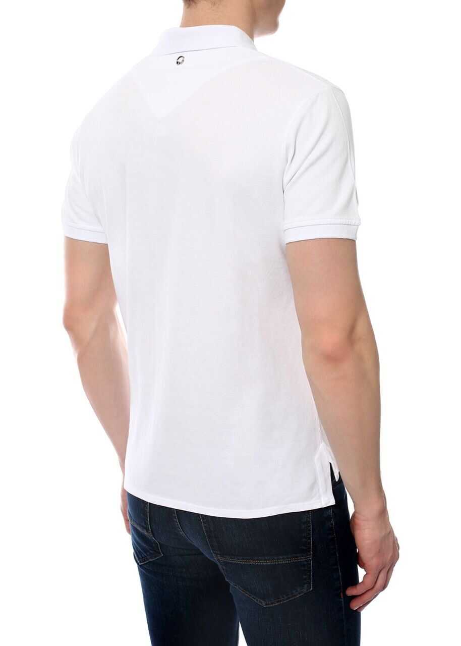 Tricouri Polo Just Cavalli Polo T-Shirt S03GL0028 White Barbati (BM 8471832) 2