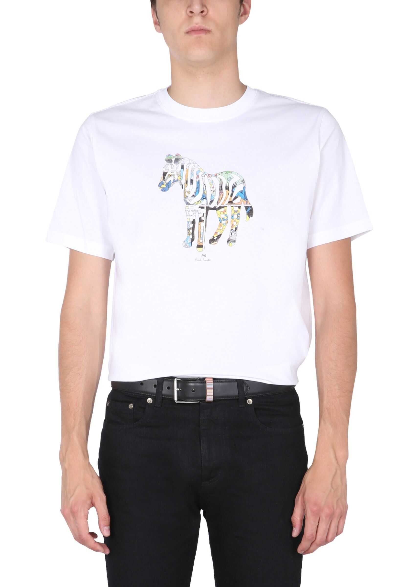 PS by Paul Smith Crew Neck T-Shirt M2R/011R/GP2937_01 WHITE