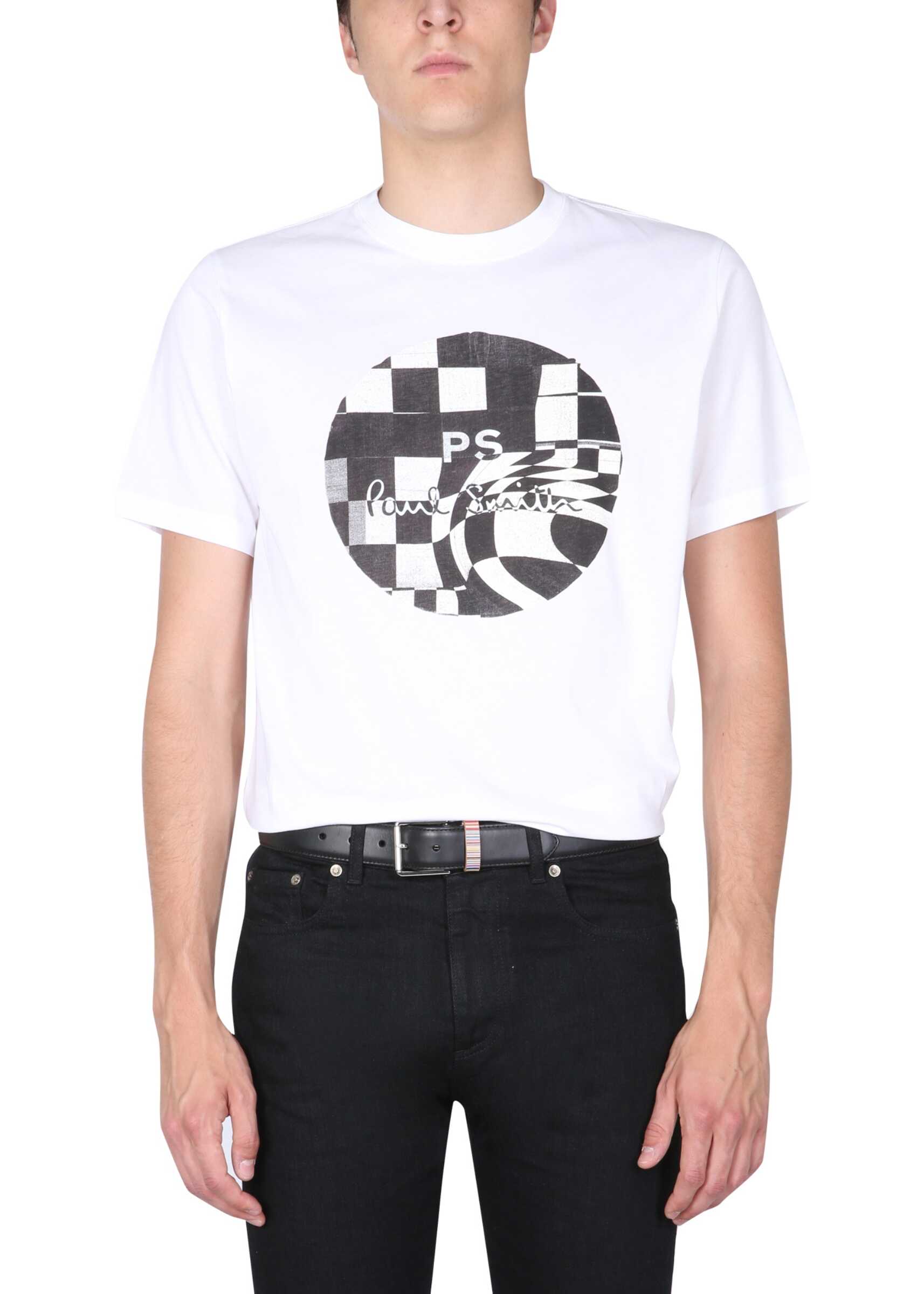 PS by Paul Smith Crew Neck T-Shirt M2R/011R/GP2938_01 WHITE