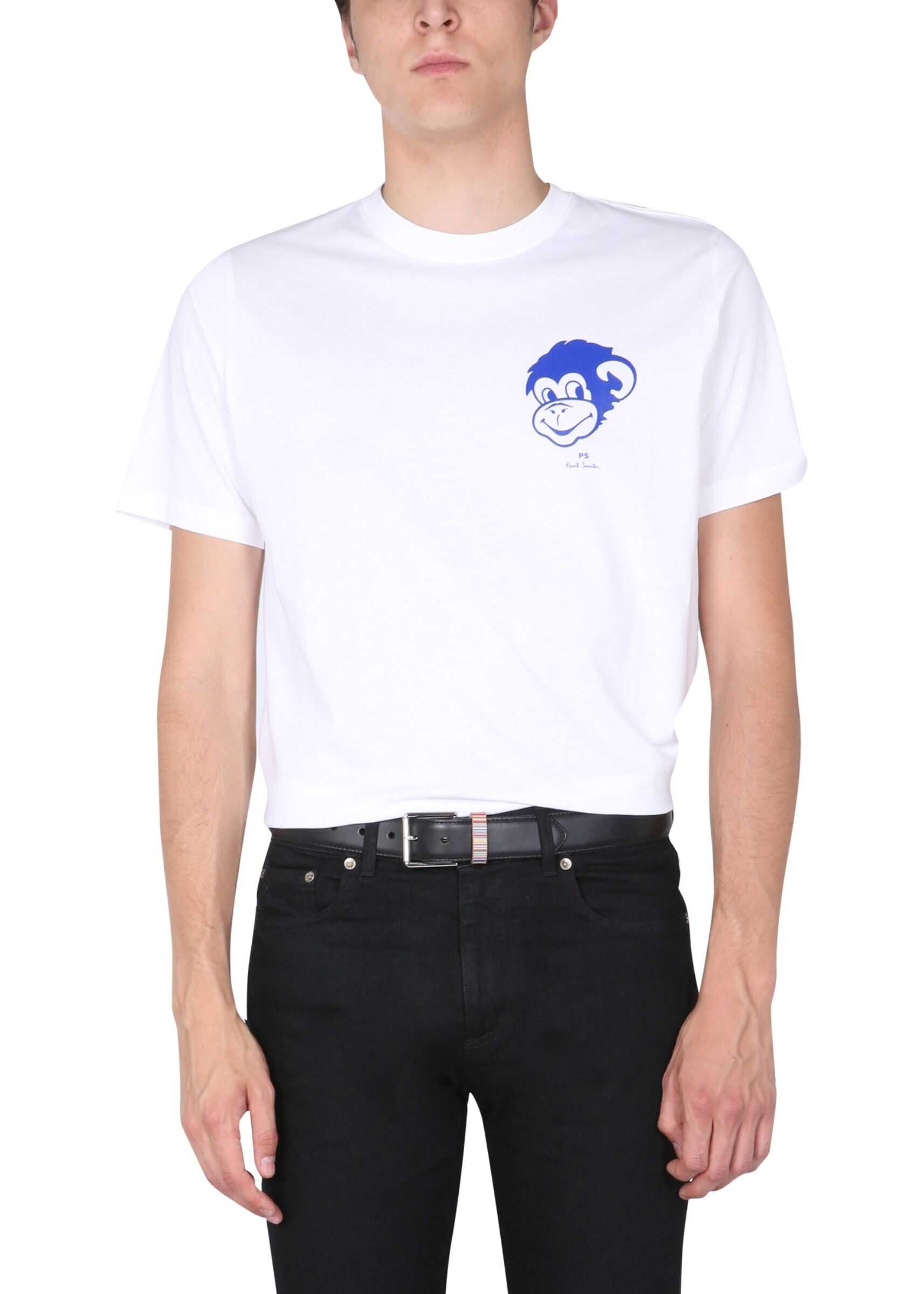 PS by Paul Smith Crew Neck T-Shirt M2R/011R/GP2945_01 WHITE