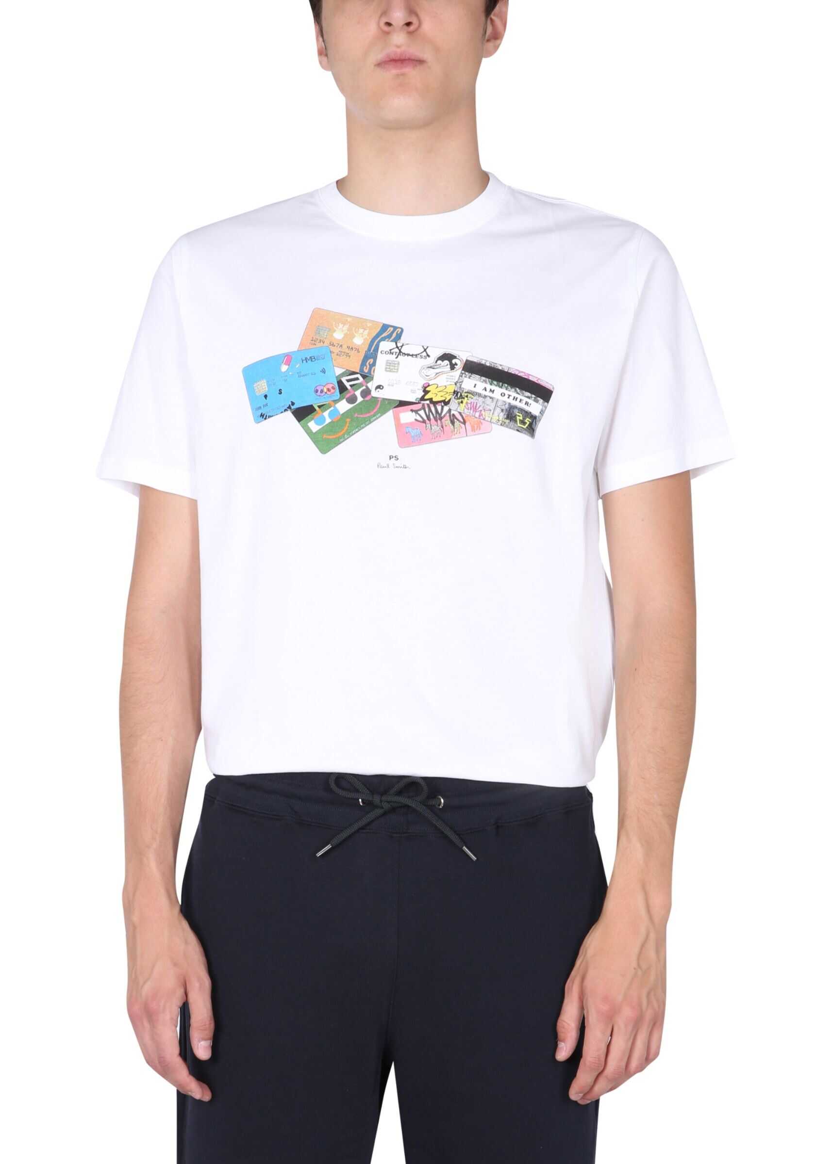 PS by Paul Smith Credit Cards T-Shirt M2R/011R/GP2930_01 WHITE