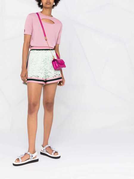 Pantaloni scurti Dolce & Gabbana Lace Shorts GREEN Femei (BM 8472354) 2