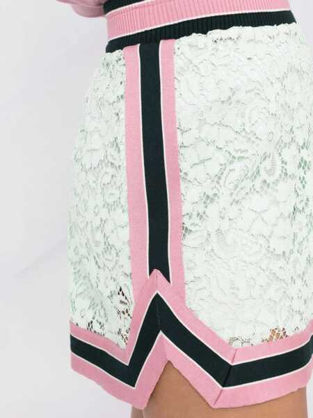 Pantaloni scurti Dolce & Gabbana Lace Shorts GREEN Femei (BM 8472354) 3