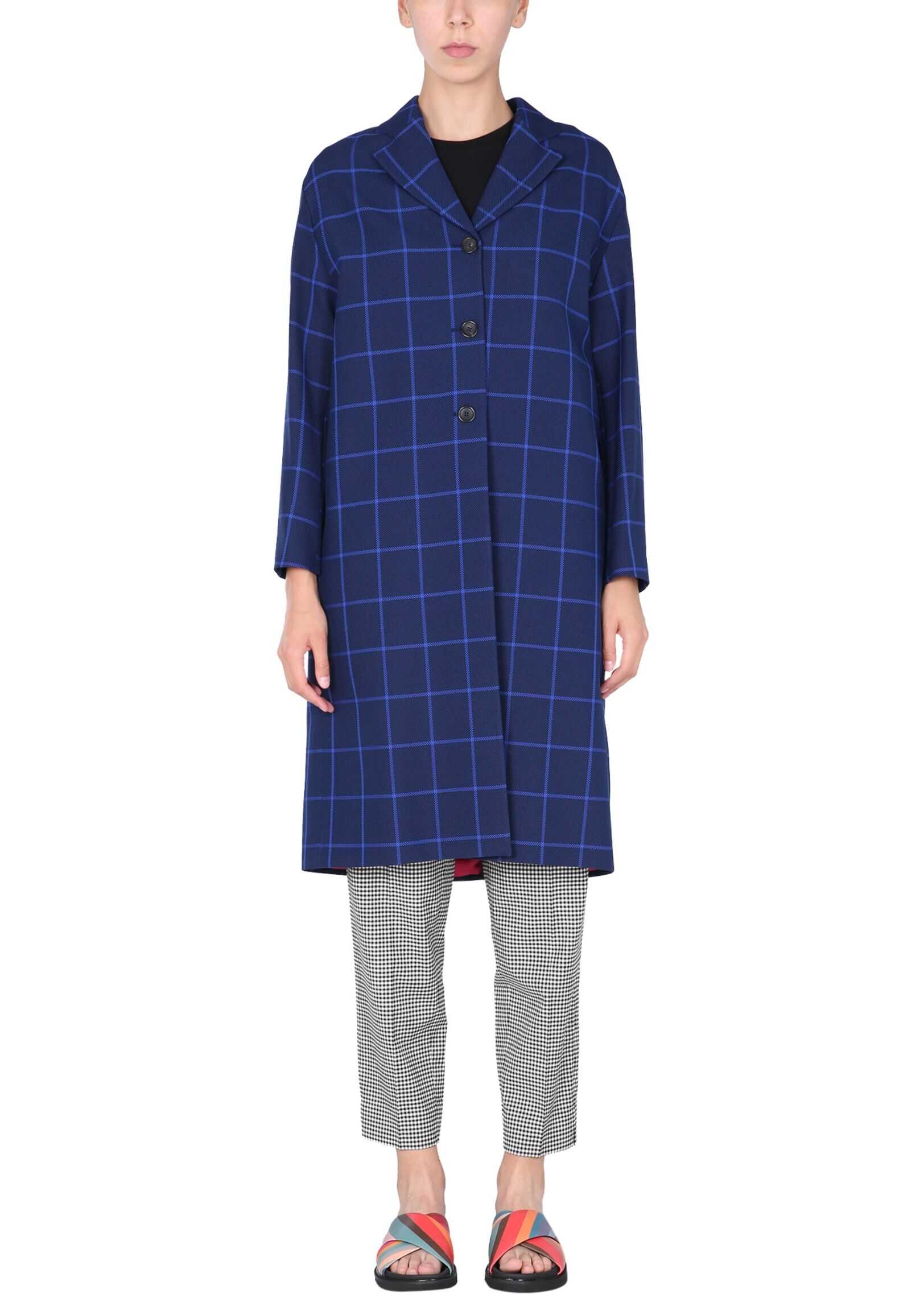 PS by Paul Smith Single-Breasted Coat W2R/196C/G30742_47 BLUE