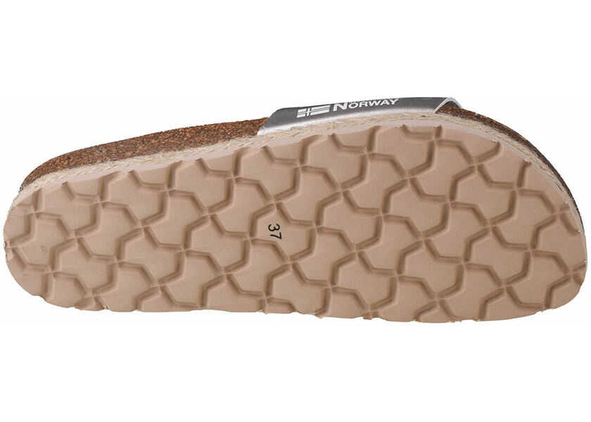 Papuci Geographical Norway Sandalias Baja Verano Silver Femei (BM 8472834) 4