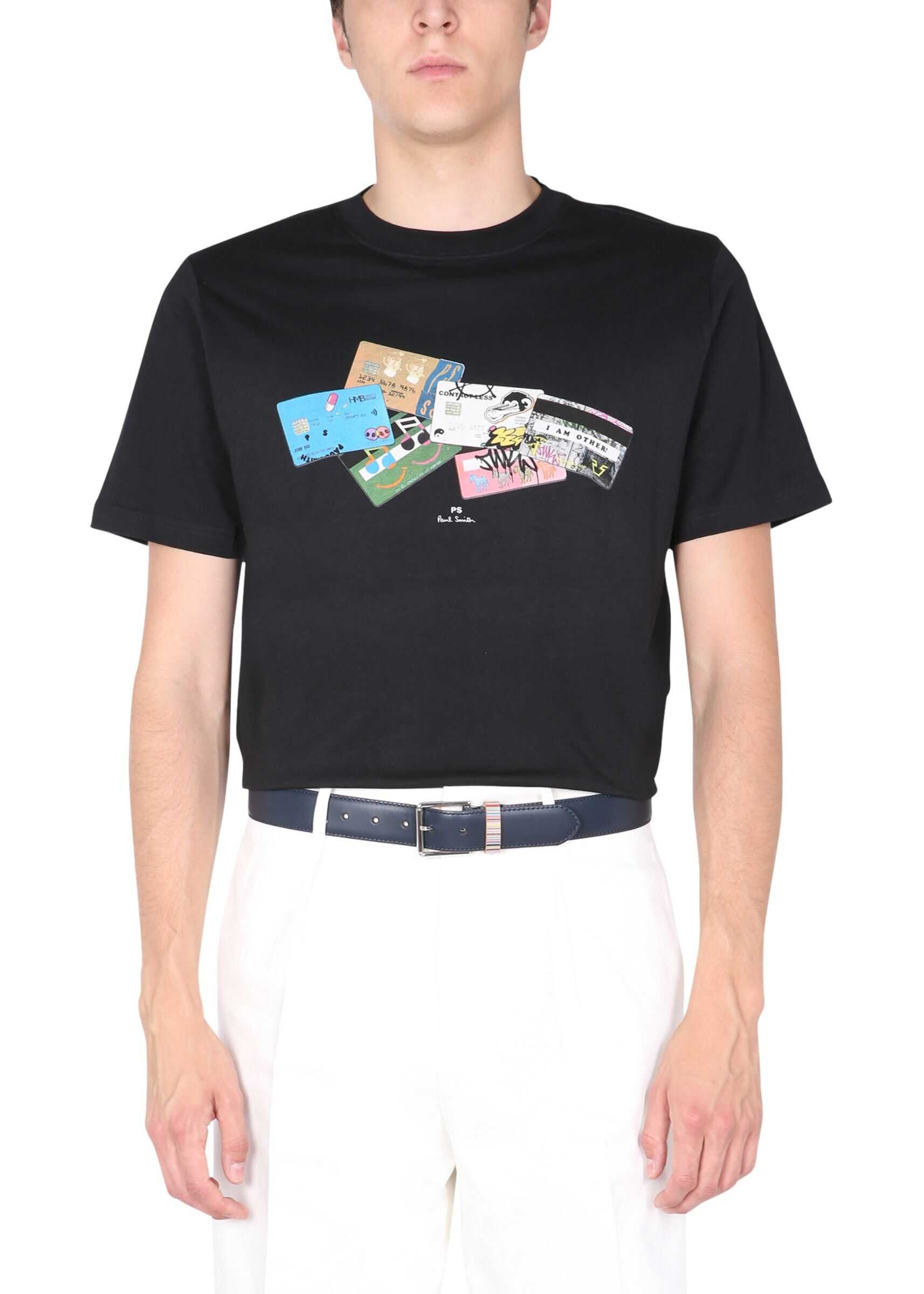 PS by Paul Smith Credit Cards T-Shirt M2R/011R/GP2930_79 BLACK