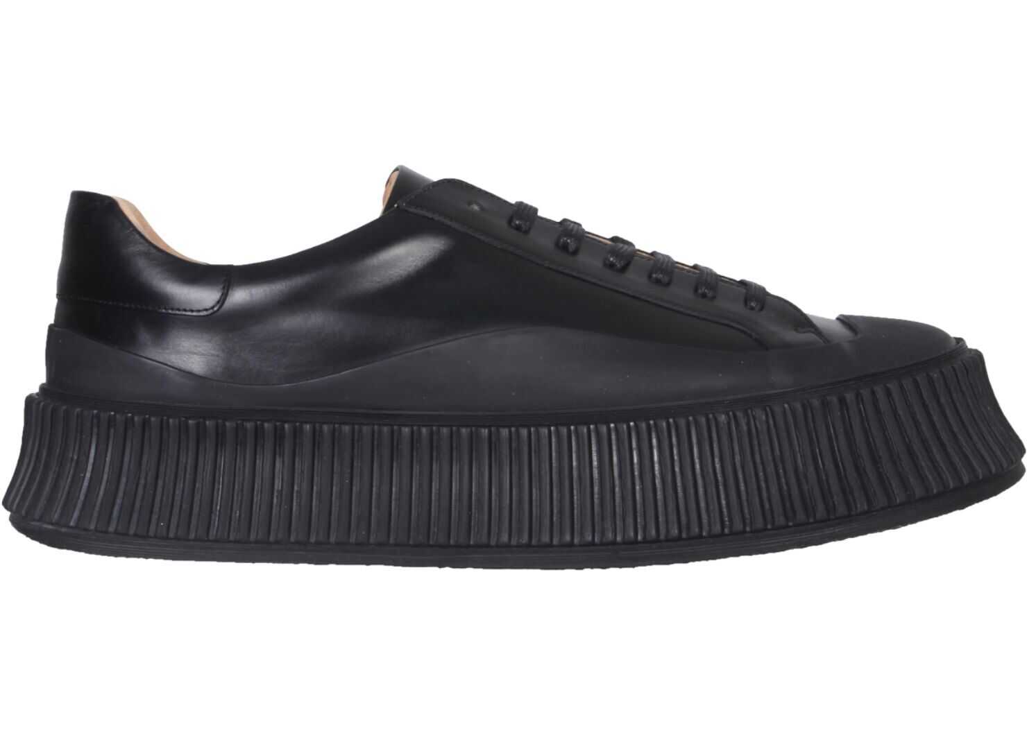 Jil Sander Plateau Sneakers JI32535A_14020001 BLACK