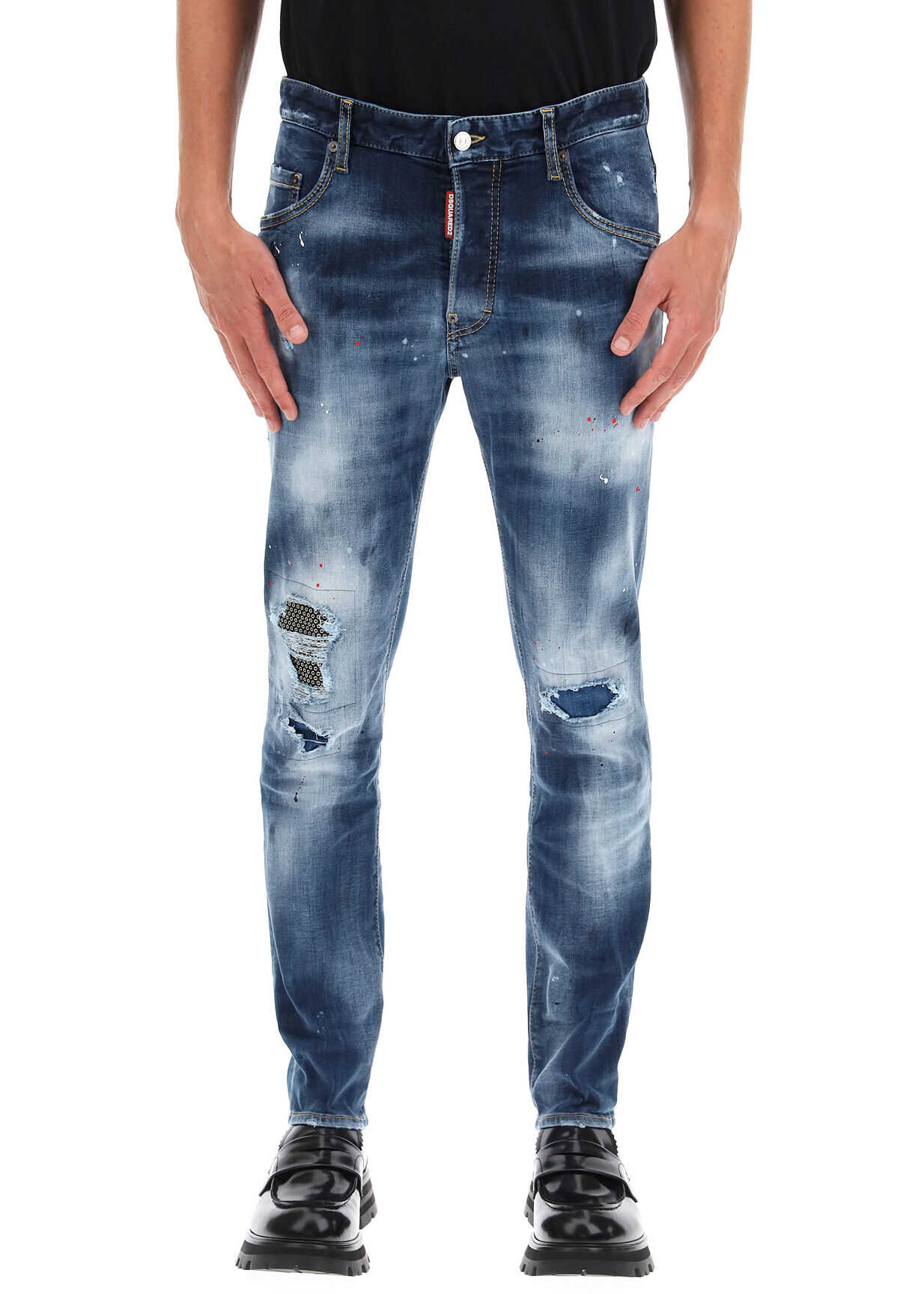 DSQUARED2 Skater Fit Jeans S74LB0993 S30708 NAVY BLUE