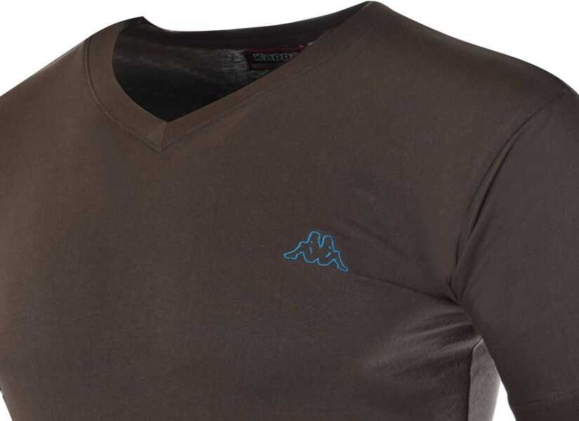 Tricouri Kappa Sebastiani 304KZNO Brown Barbati (BM 8478444) 3