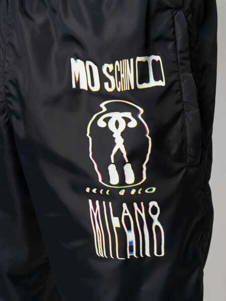 Treninguri Moschino Nylon Jogging Pants BLACK Barbati (BM 8480373) 5