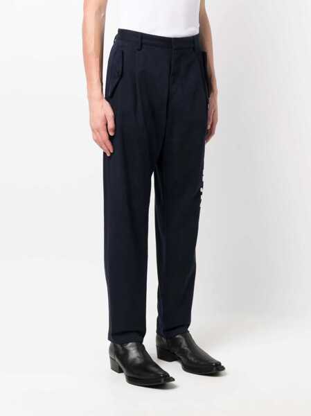 Pantaloni casual Moschino Symbols Logo Trousers BLUE Barbati (BM 8480397) 3