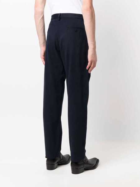 Pantaloni casual Moschino Symbols Logo Trousers BLUE Barbati (BM 8480397) 4