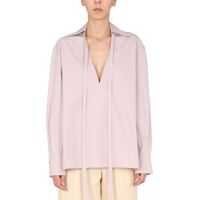 Bluze Poplin Shirt With Laces Femei