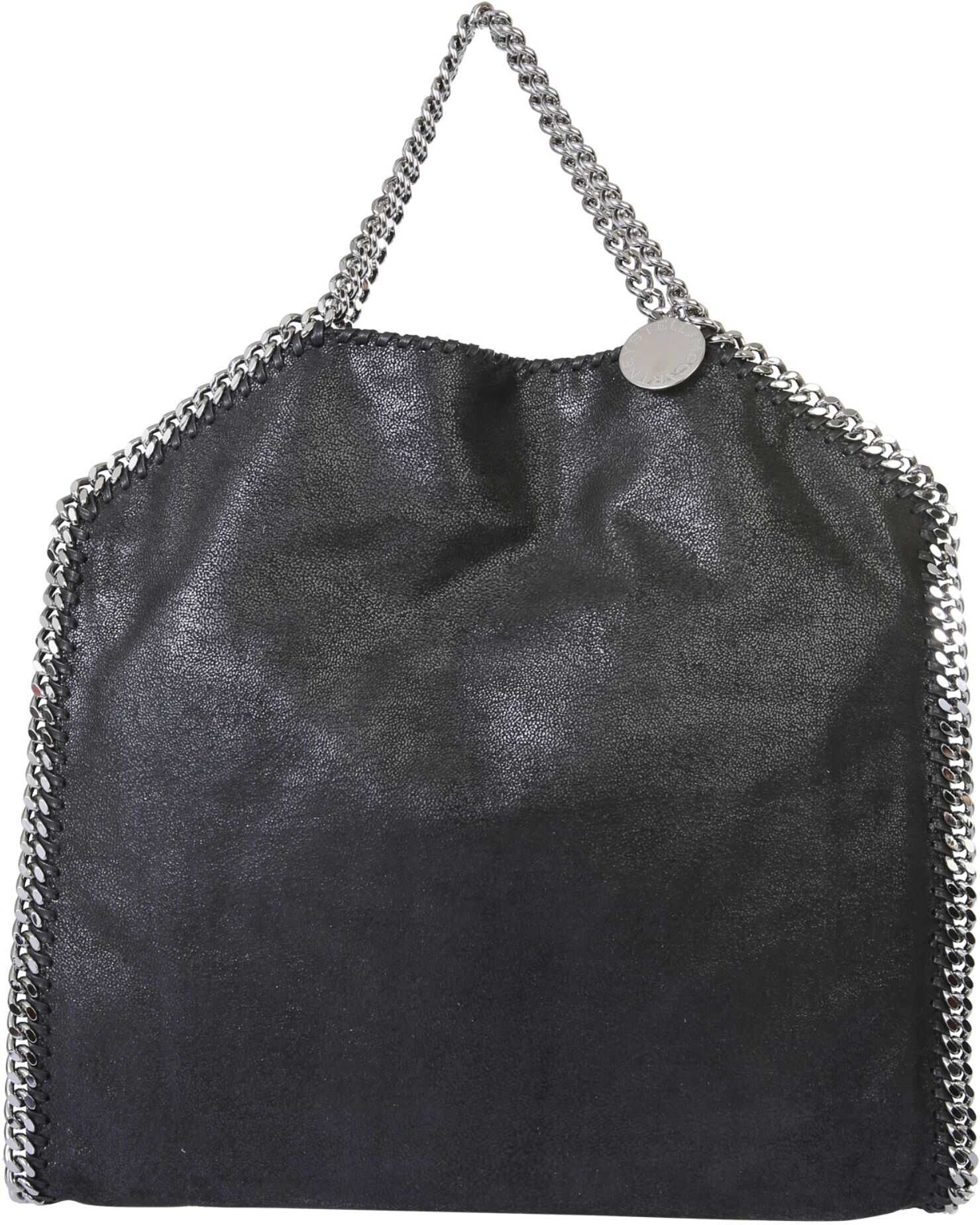 Stella McCartney Falabella Fold Over Tote Bag 234387_W91321000 BLACK