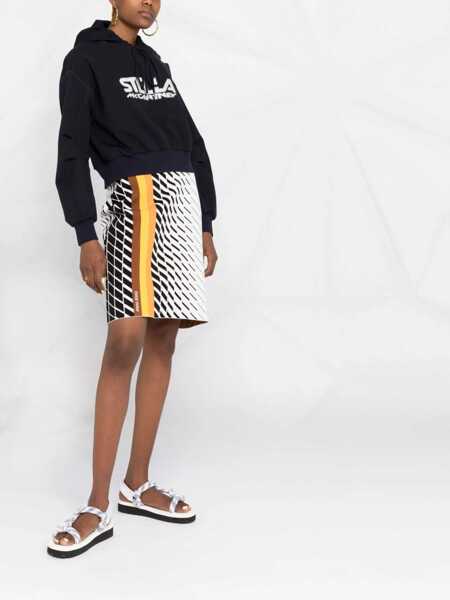 Hanorace Stella McCartney Scuba Sweatshirt With Logo BLUE Femei (BM 8485056) 4