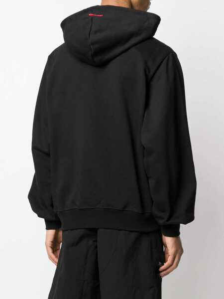 Hanorace GCDS Sweatshirt With Rubber Logo BLACK Barbati (BM 8488821) 4