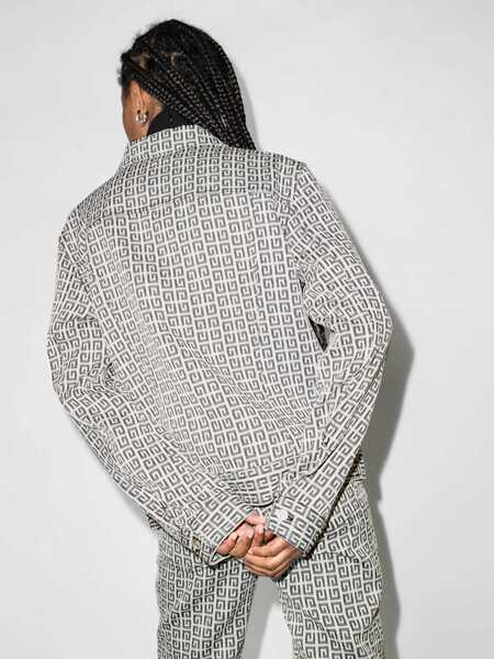 Jachete Givenchy 4G Jacquard Jacket GREY Femei (BM 8489280) 3