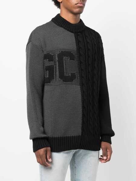 Pulovere GCDS Sweater With Logo Inlay CHARCOAL Barbati (BM 8489364) 3