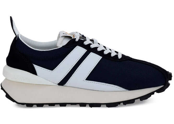 Lanvin Running Sneakers FMSKBRUCDRAGA20 NAVY BLUE/WHITE