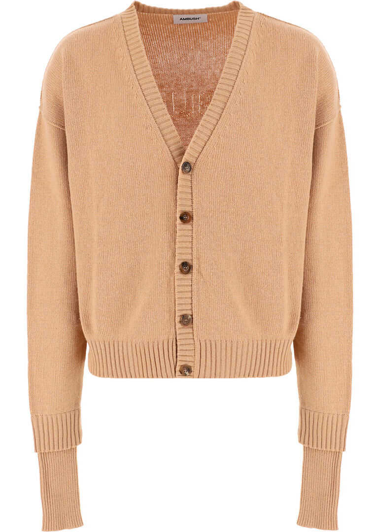 AMBUSH Cardigan BMHB005F21KNI001 NATURAL NATURAL