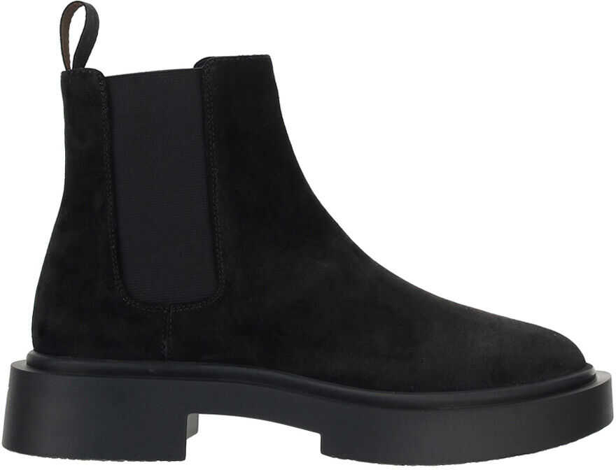 Giuseppe Zanotti Biker Boots IU10030 VELOUR NERO