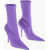 Balenciaga Spandex Sock Booties With Stiletto Heel 12Cm Violet