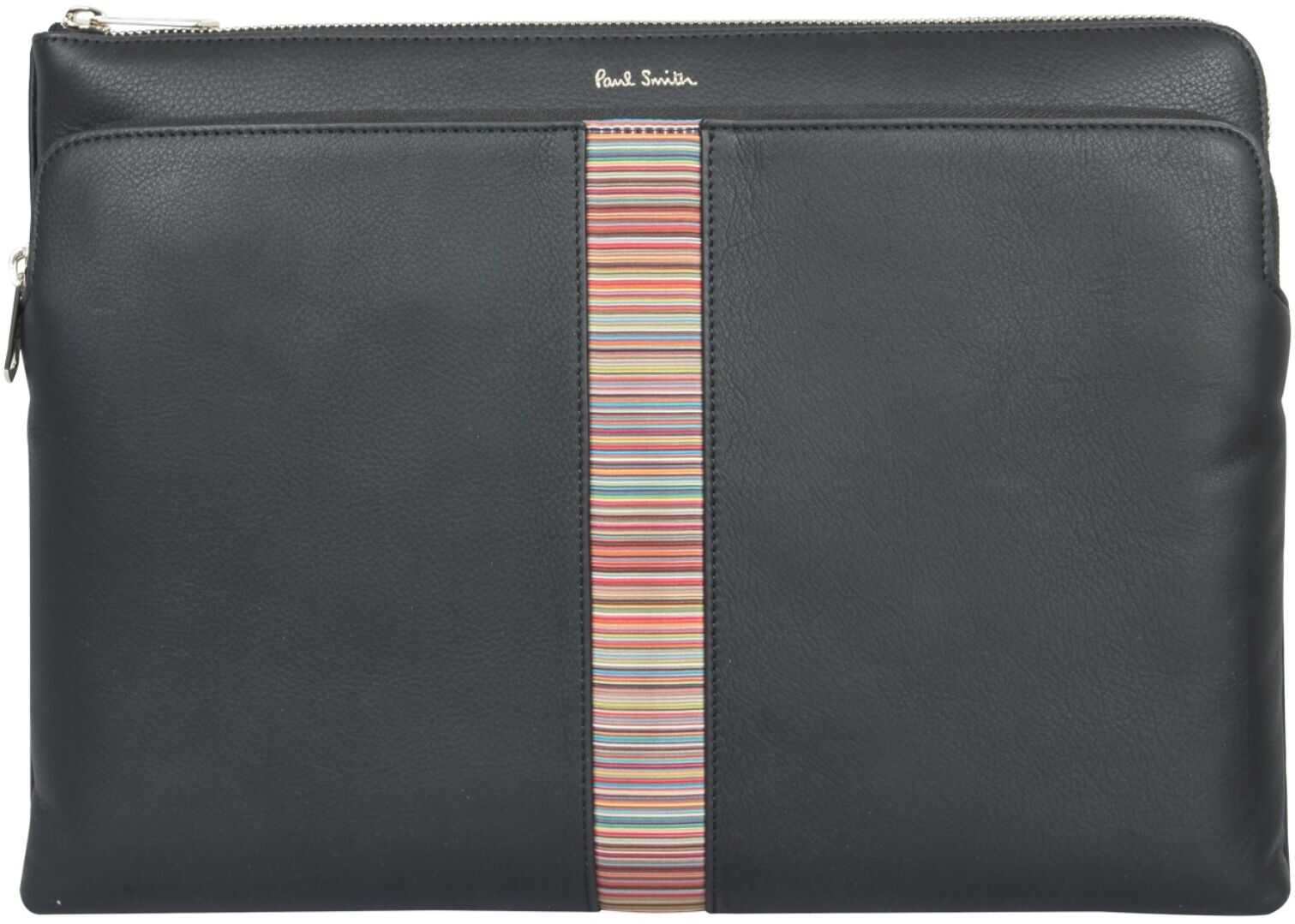 Paul Smith Leather Document Bag M1A/6797/AMULTI_79 BLACK