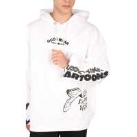 Topuri GCDS pentru Barbati - Hanorace GCDS Sweatshirt With Looney Tunes Print WHITE Barbati (BM 8491740) - B-mall.ro