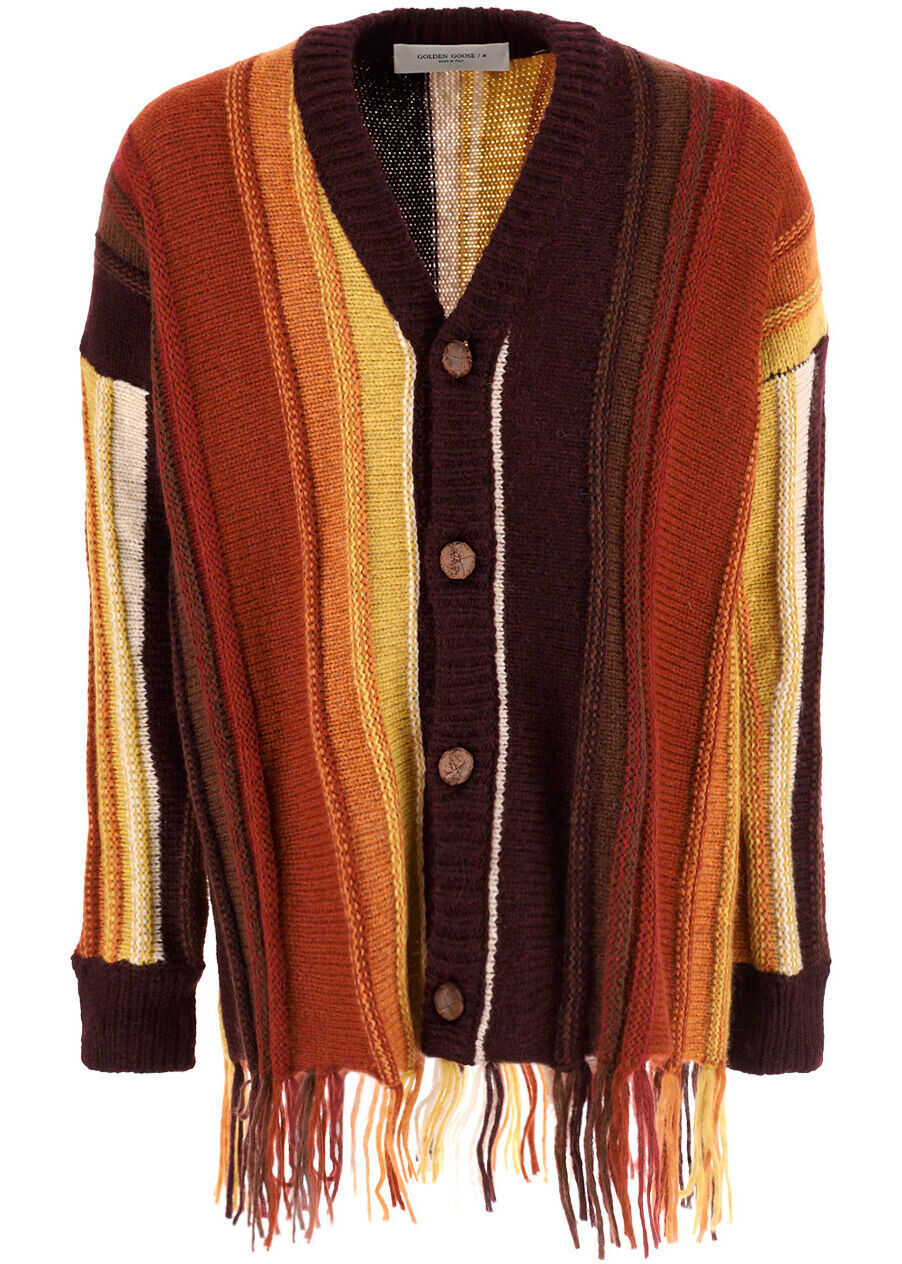 Golden Goose Danyal Cardigan GMP00976P000562 MULTICOLOR