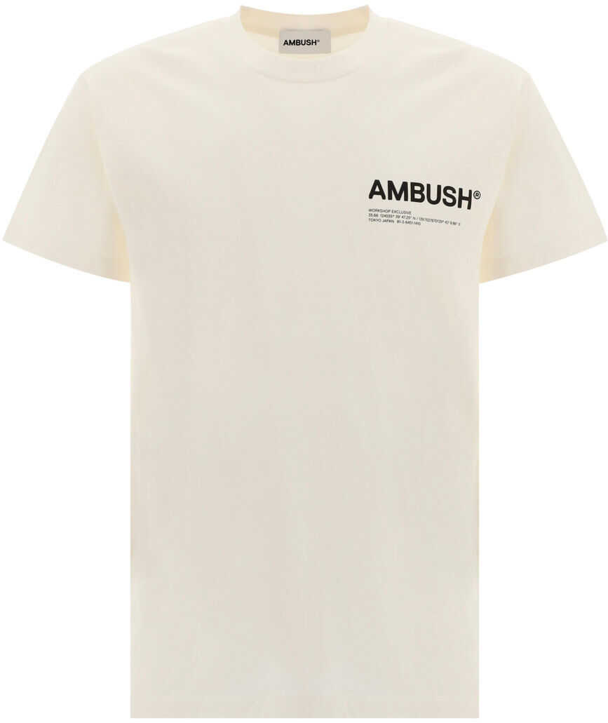 AMBUSH T-Shirt BMAA007F21JER001 TOFU BLACK