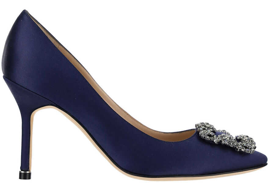 Manolo Blahnik Hangisi Pumps 9XX0663 BLUE