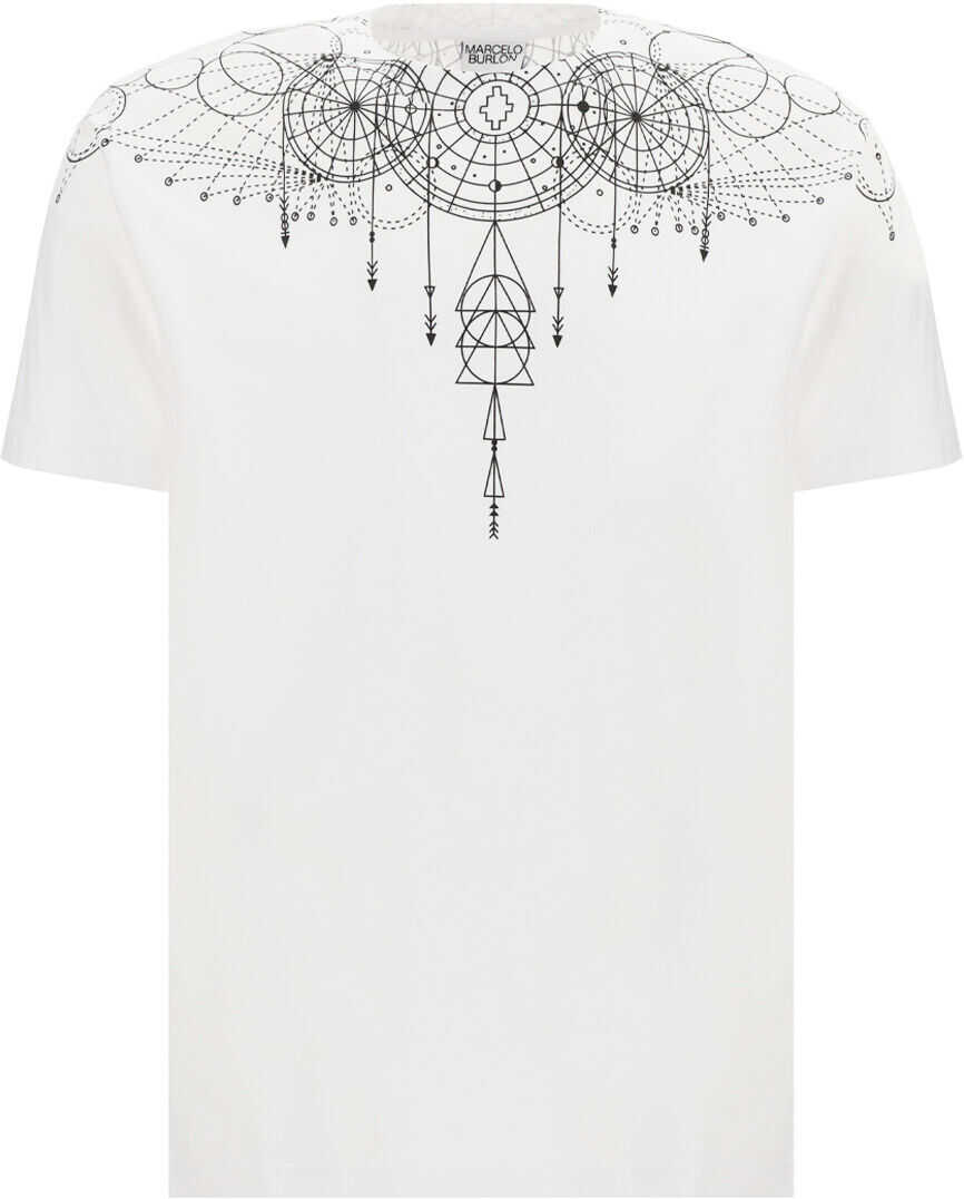 Marcelo Burlon T-Shirt CMAA018F21JER006 WHITE BLACK