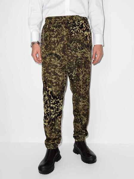 Pantaloni casual Givenchy 4G Print Trousers GREEN Barbati (BM 8493096) 2